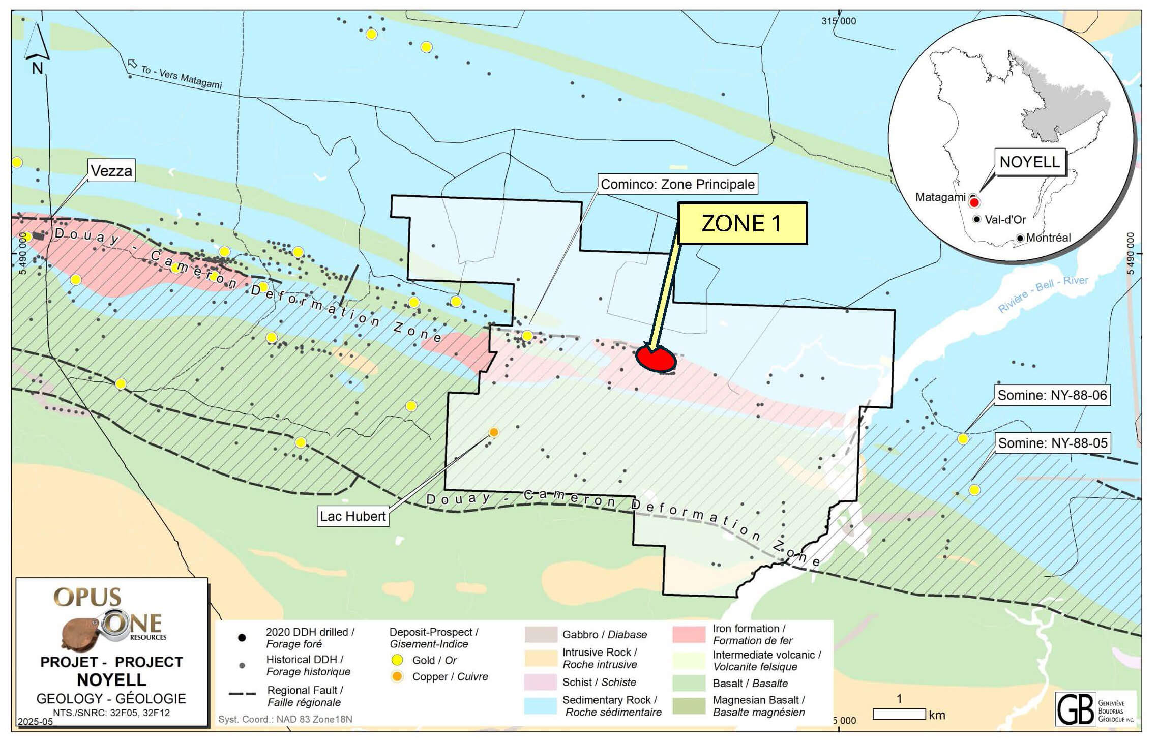 PROPERTY GEOLOGY AND GOLD TARGETS